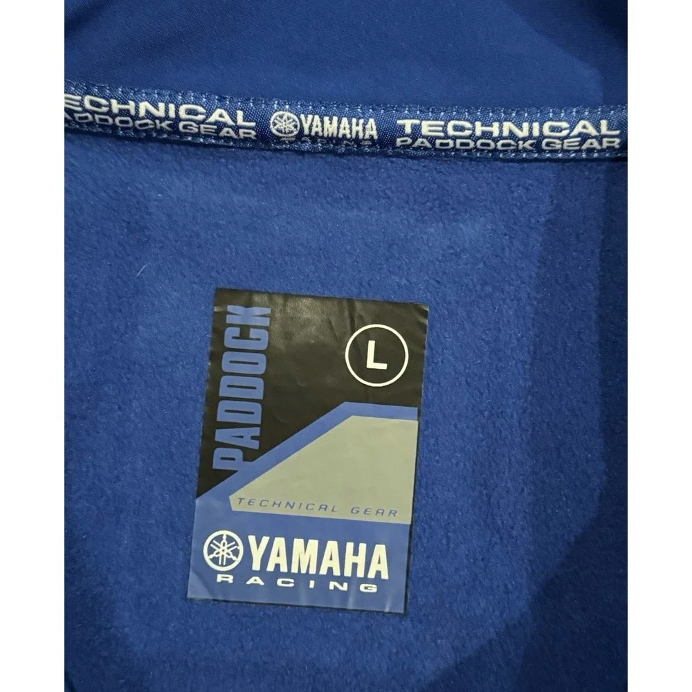 Yamaha Racing Team Paddock Blue Softshell Technical Jacket L Rare
